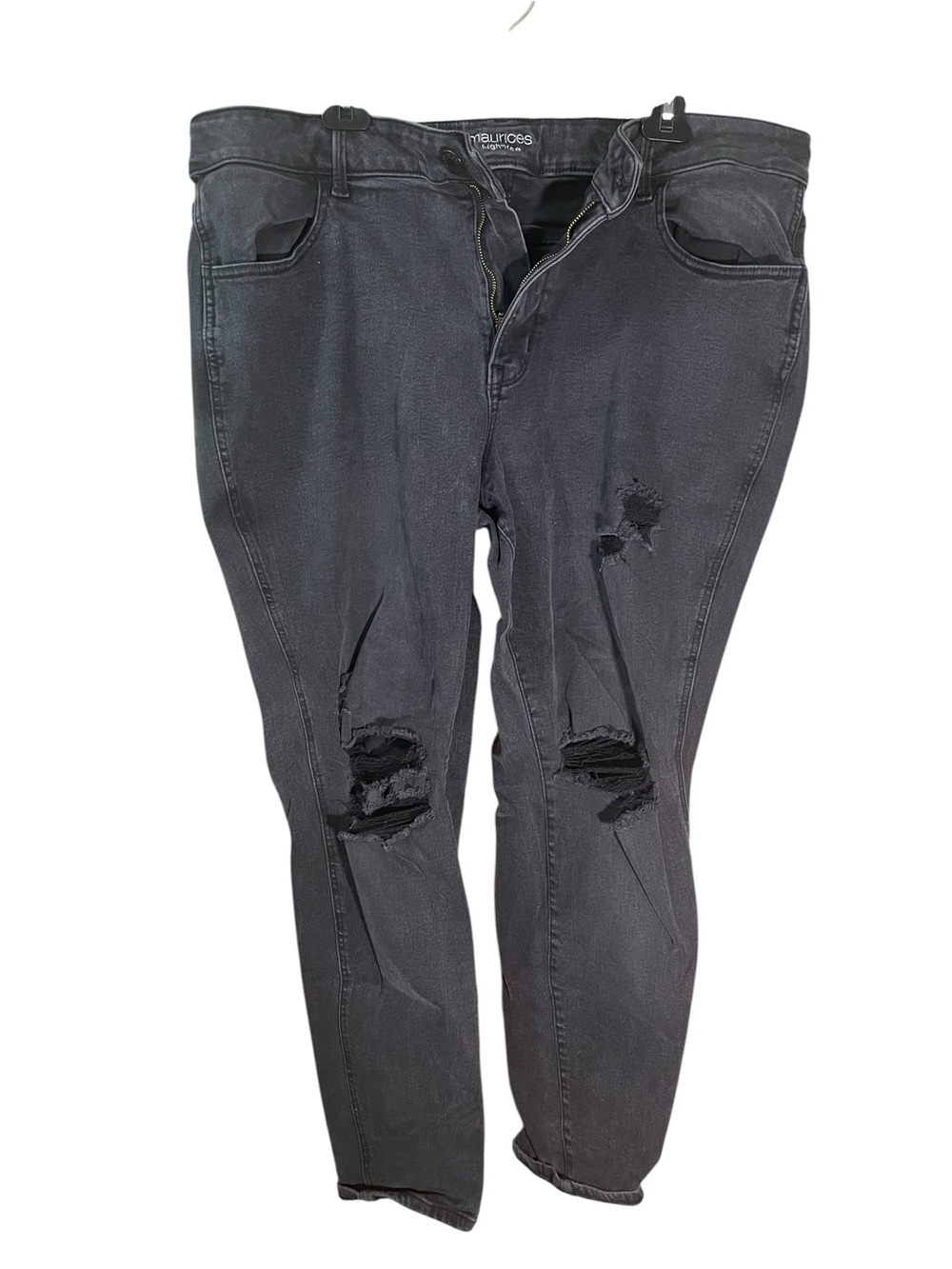 Maurices Black High-Rise Skinny Jeans